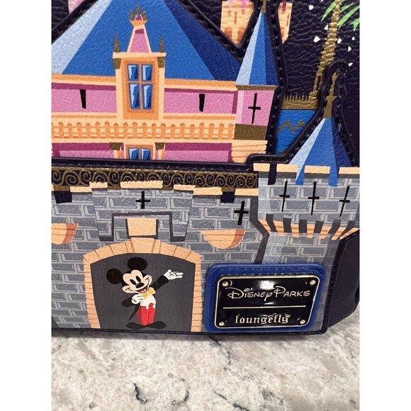 Disney Park 100 Years Disneyland Resort Castle loungefly Backpack New main image 7